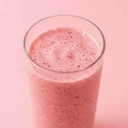 Strawberry with milk