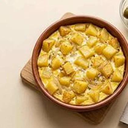 Potatoes With Eggs Fakharia
