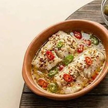 Spicy Seasoning fish with lemon Fakharia